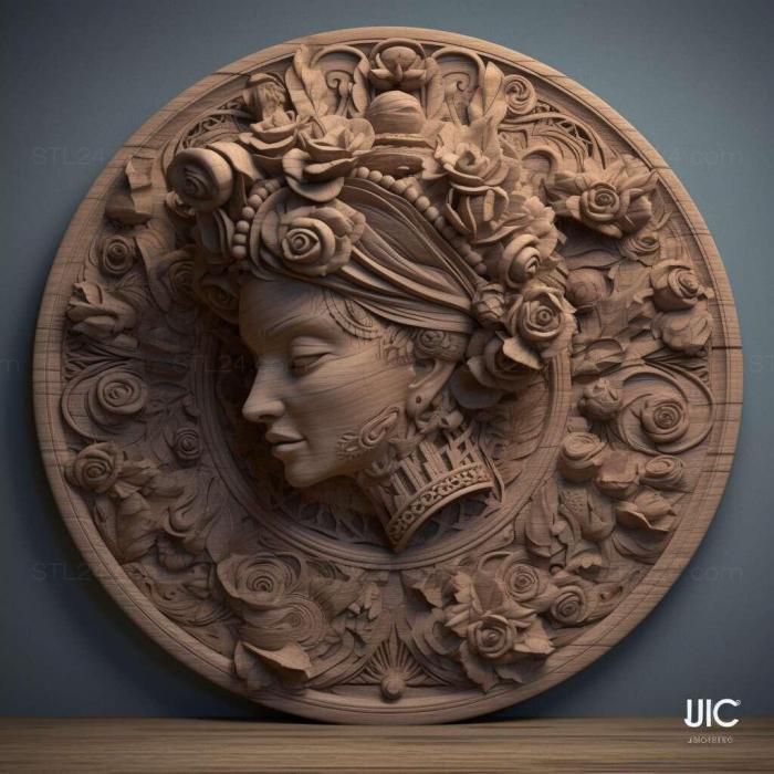 Patterns and decorations (stl JAC J5 3, PATTERN_2239) 3D models for cnc